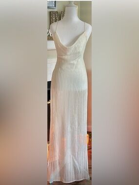 Michael Costello Crochet Maxi Dress - like new